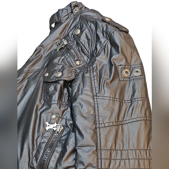 X-RAY BOMBER JACKET BLACK SIZE L - Picture 10 of 13